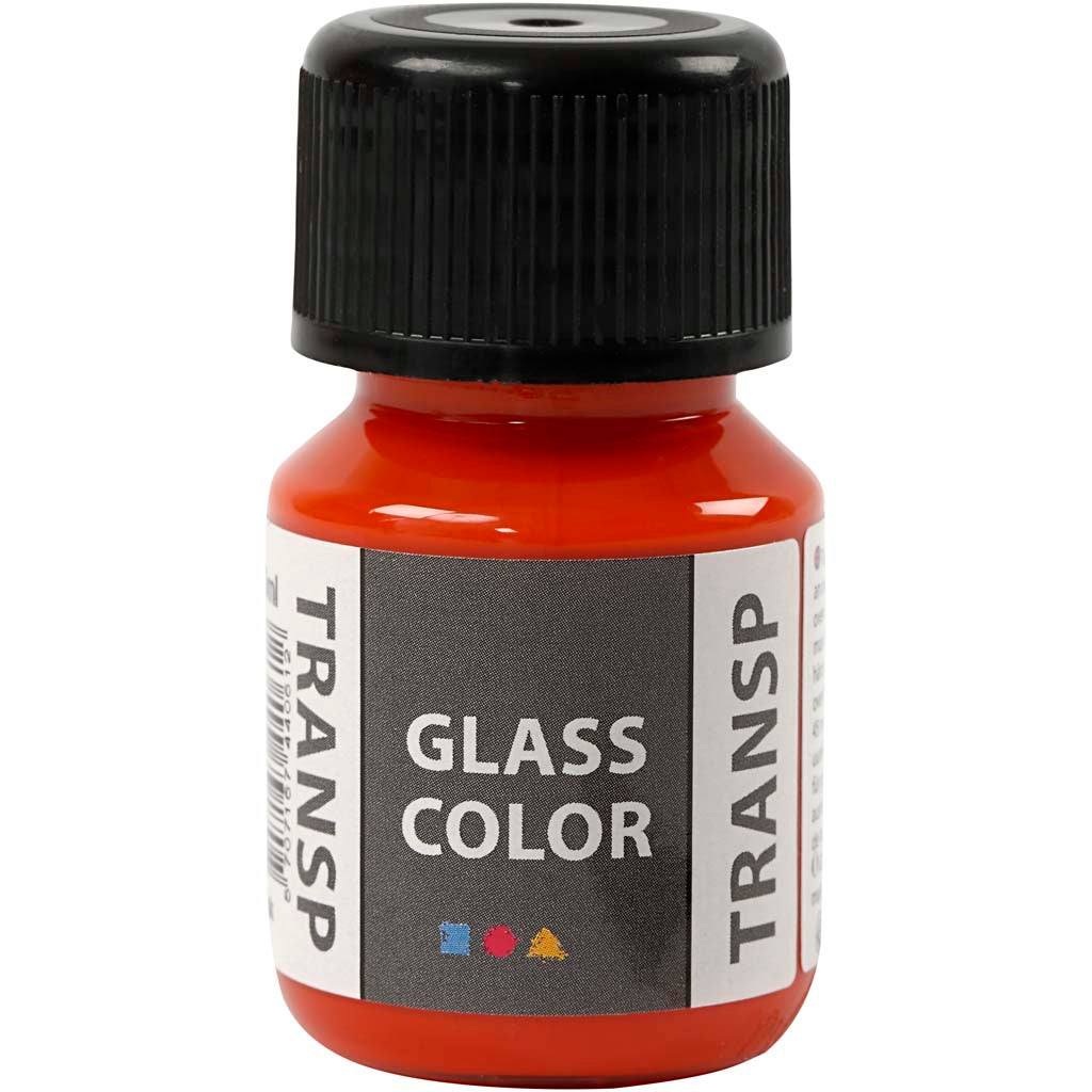 Creativ company glass color transparent, orange, 30 ml 1 bottle