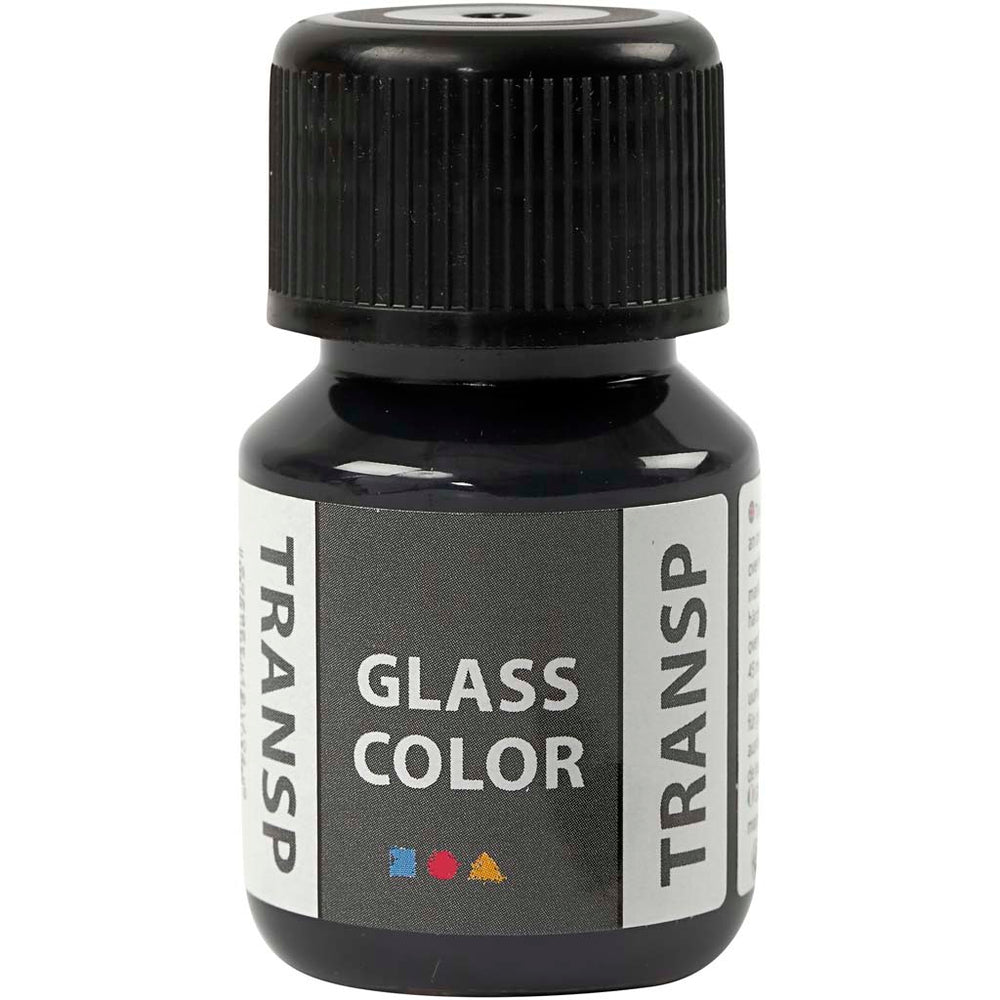 Creativ company glass color transparent, black, 30 ml 1 bottle