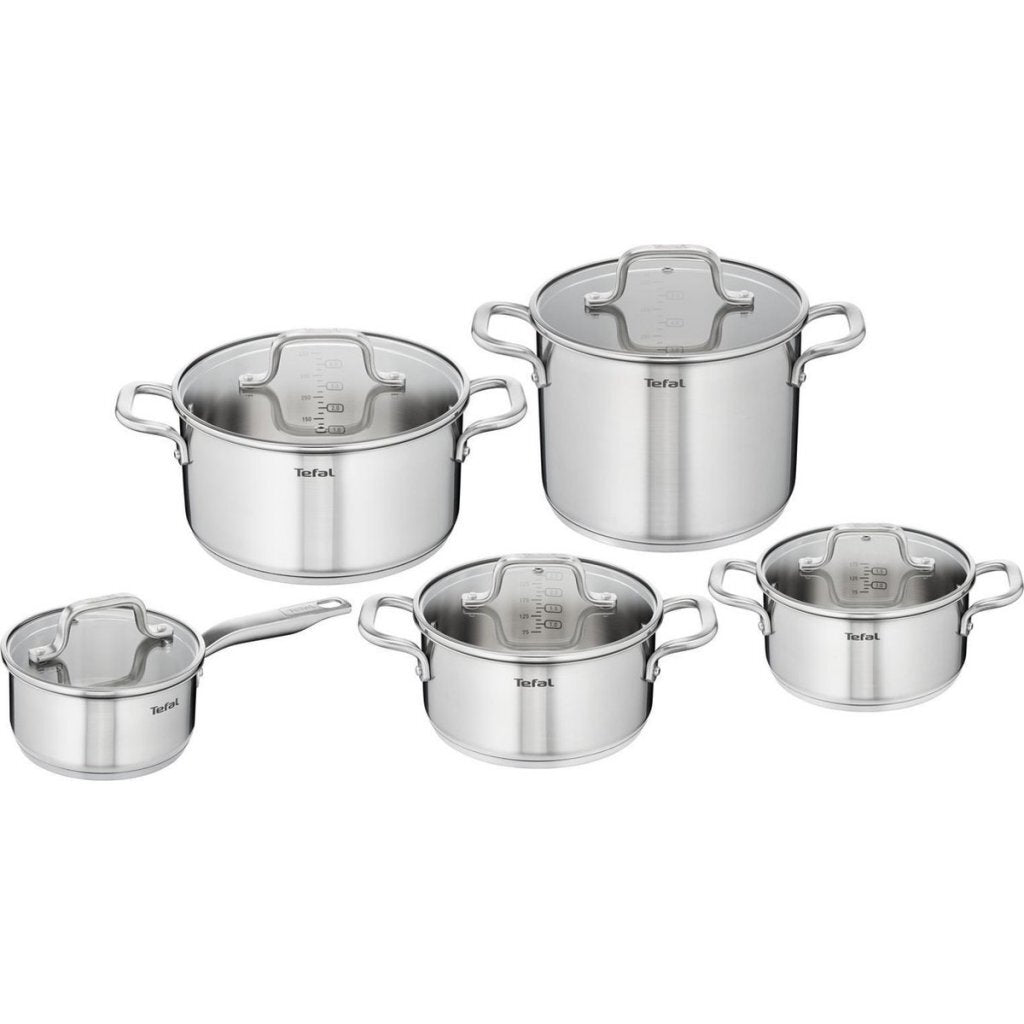 Tefal cookware Tefal Virtuoso pan set 10-piece stainless steel