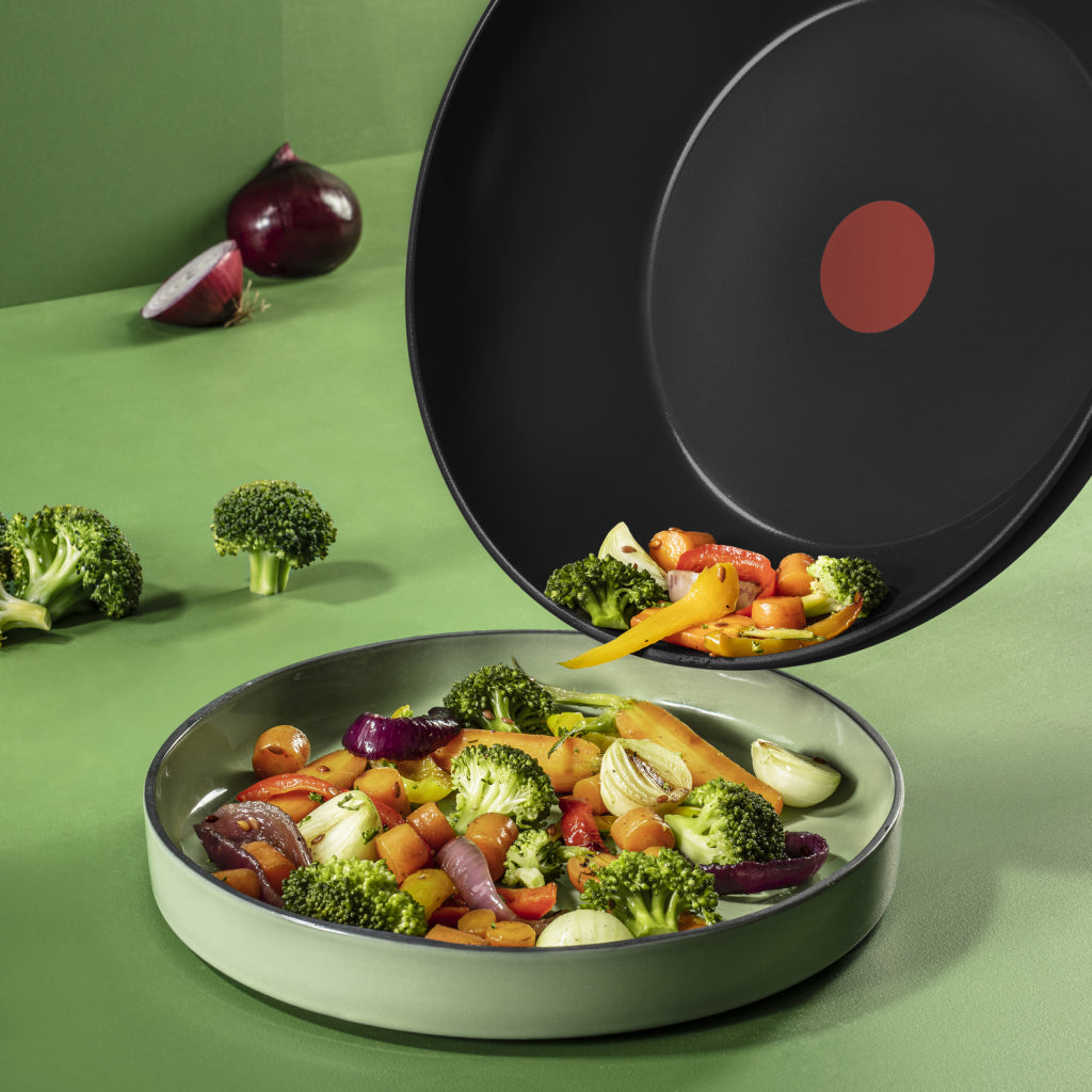 Tefal cookware Tefal renew black wok pan 28 cm black