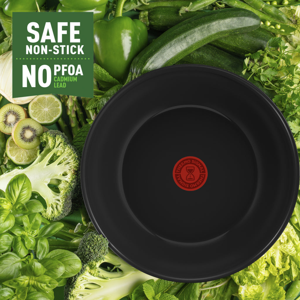 Tefal cookware Tefal renew black wok pan 28 cm black