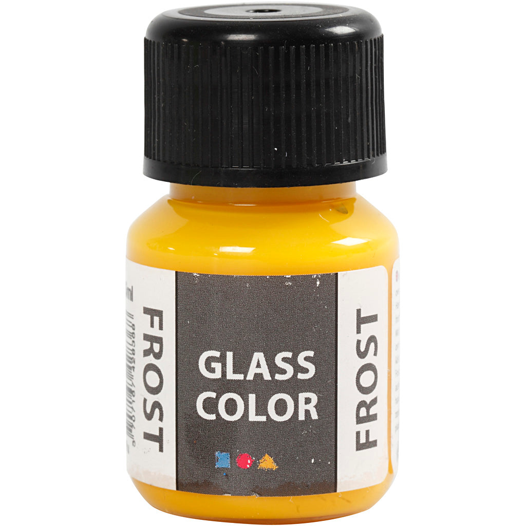Creativ company glass color frost, yellow, 30 ml 1 bottle