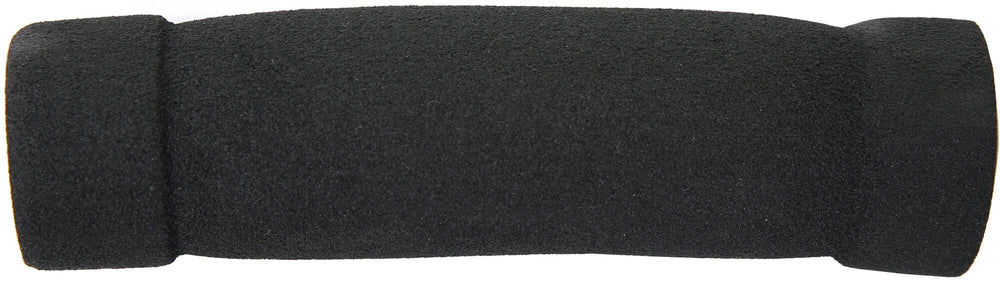 Brass bolt handle grip w.plugs black 125mm