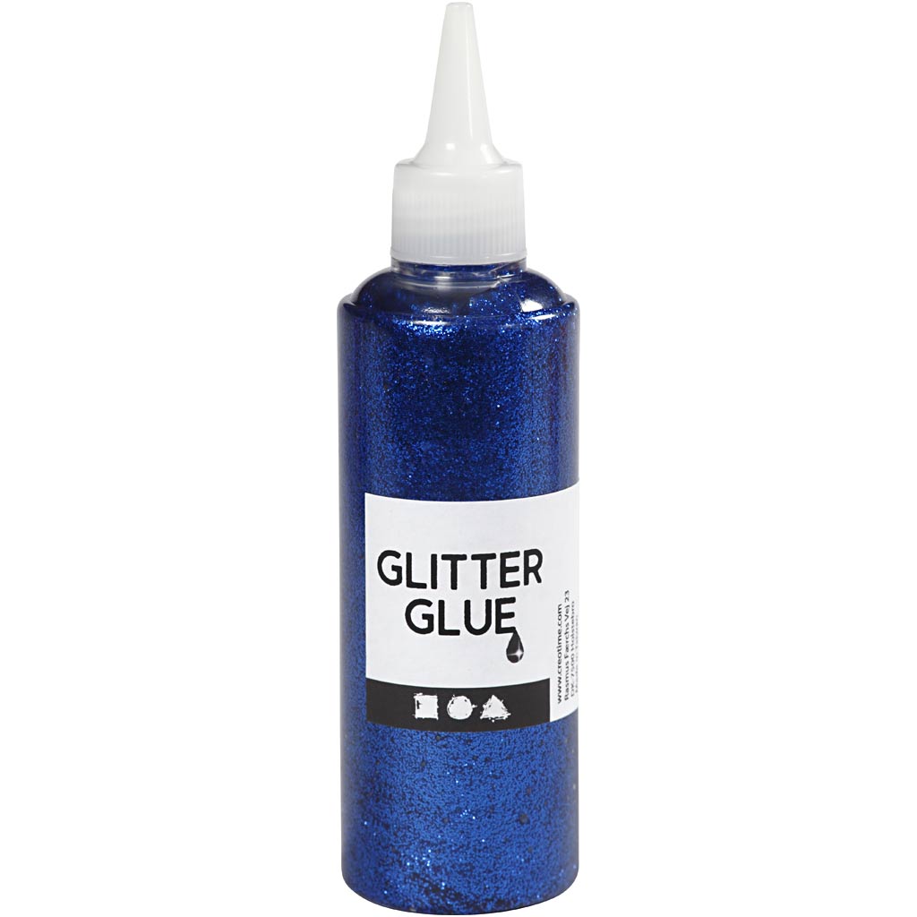 Creativ company glitter glue, dark blue, 118 ml 1 bottle