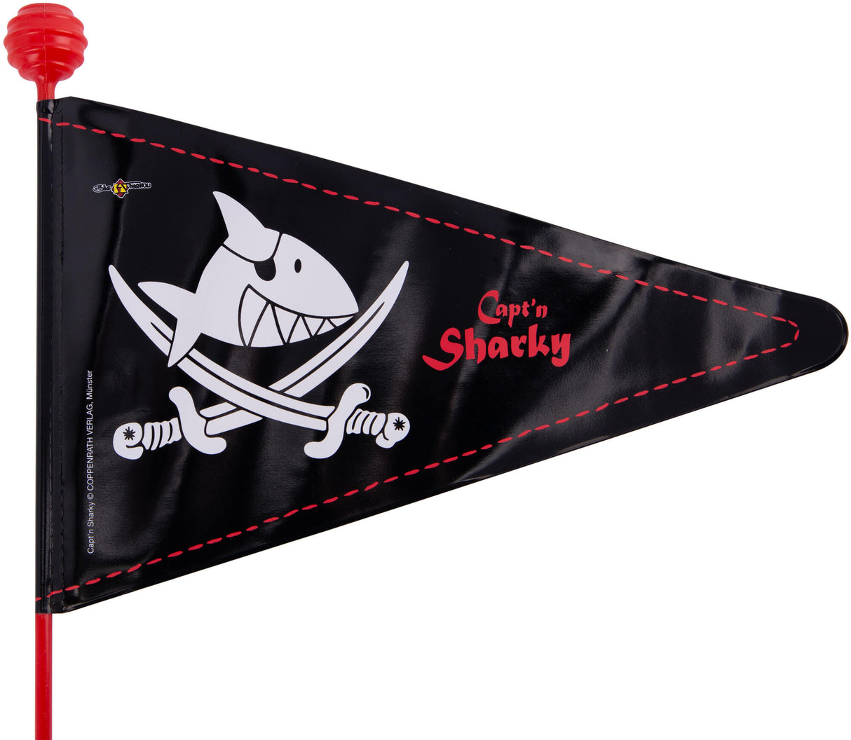 Bike fashion safety flag safety flag capt'n sharky
