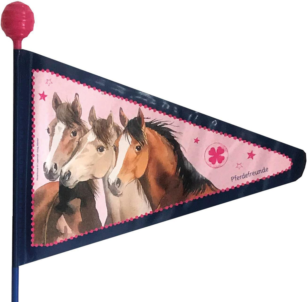 Bike fashion safety flag safety flag 2-split pferdefreunde