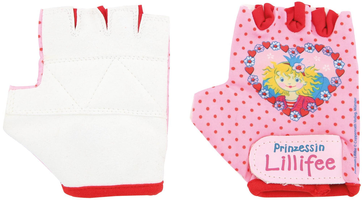Bike fashion children's glove princess lillifee kids gloves lillefee size 5 pink
