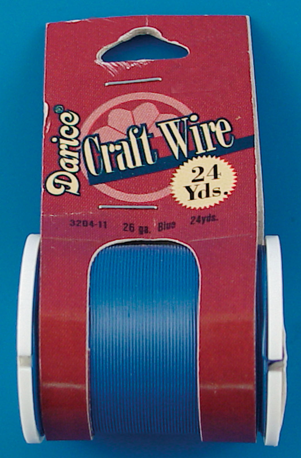 Darice • metal wire 21.6m. 0.46mm. blue