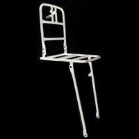 Portador delantero 28 aluminio blanco