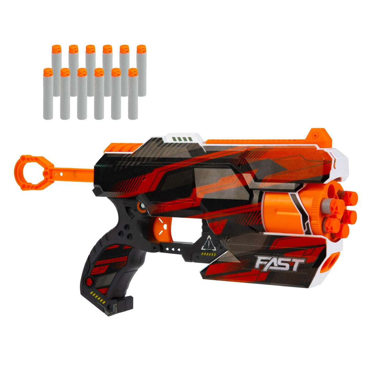 Toi-toys foam strikex shooting pistol six-shot cyclone with 12 foam arrows