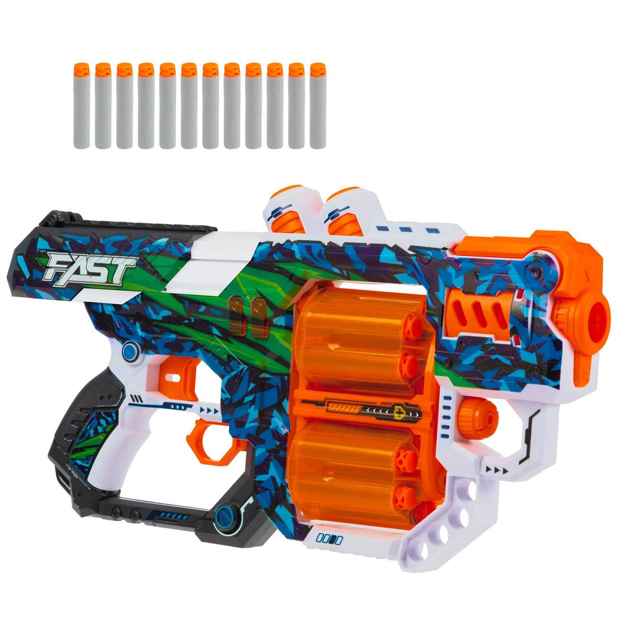 Toi-toys foam strikex pistol dual mag destroyer