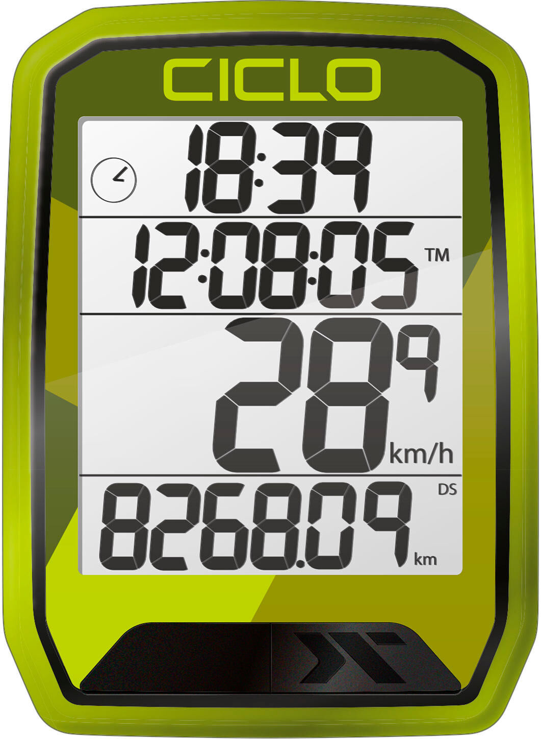 Ciclosport bicycle computer protos 213 bike computer protos 213 green
