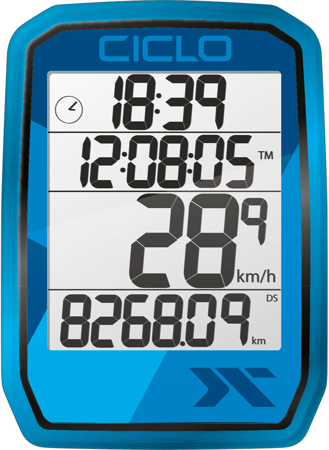 Ciclosport bicycle computer protos 105 bike computer protos 105 blue
