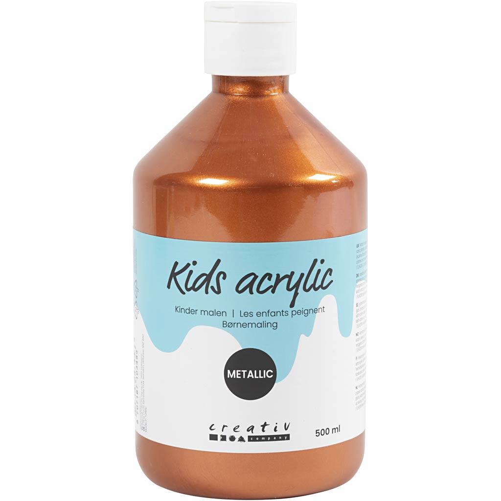 A-color acrylic paint metallic, metallic, metallic copper, 500 ml 1 bottle