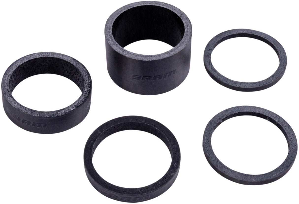 Sram spacer set spacer set 2.5x2 5 10 20mm black