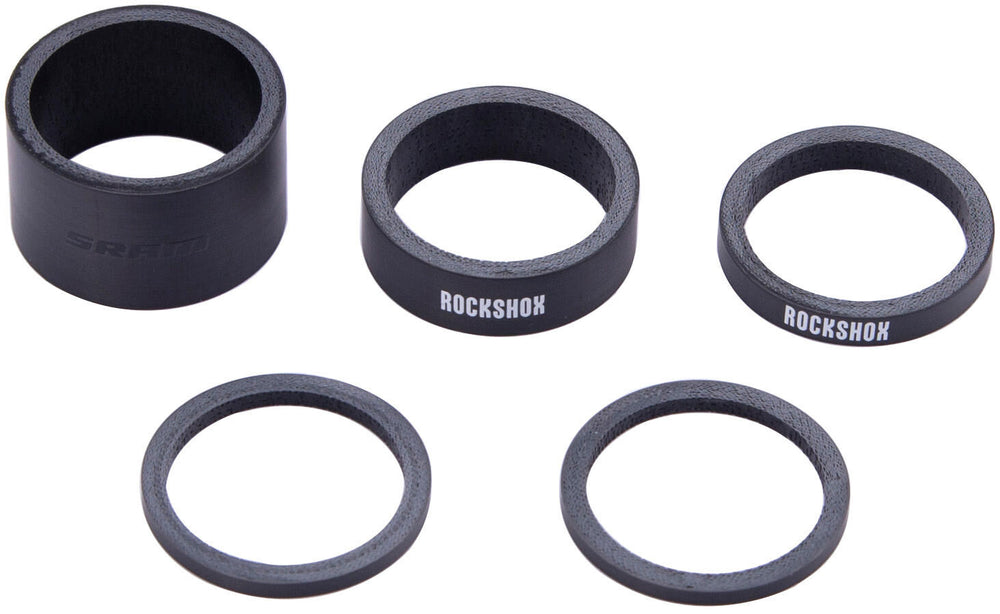 Rockshox spacer set spacer set rs with white logo