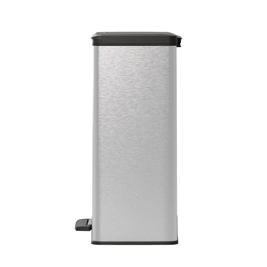 Curver Decobin pedal bin 65l silver metallic