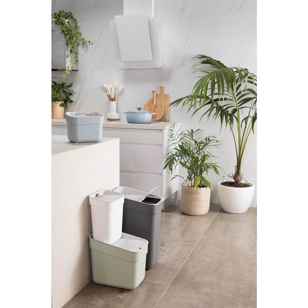 Curver pronto para coleta de resíduos orgânicos 5l azul cinza | 2 peças