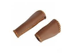 Velo Leather Ergo 92 135mm Dark Brown Bicycle Handle