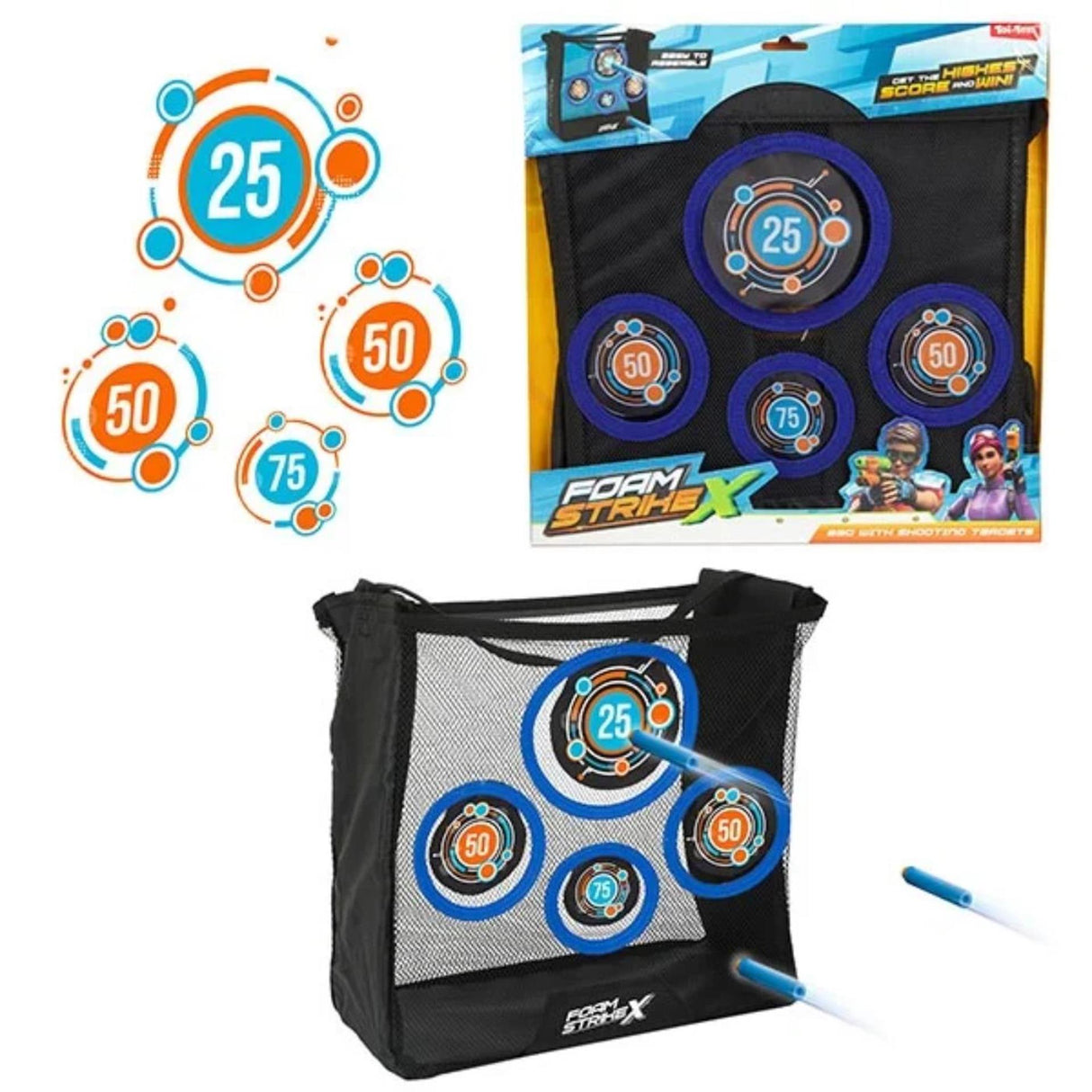 Toi-toys toi toys tas met schietdoelen opvouwbaar