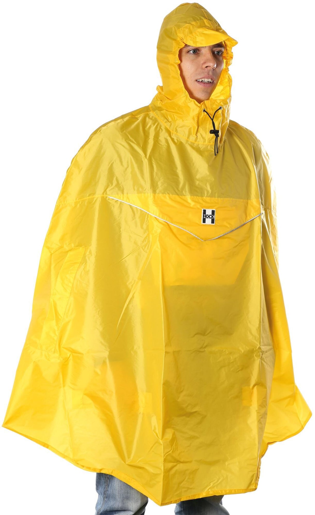 Hock rain cape rain light poncho rain light size xl yellow