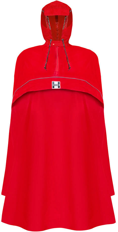 Hock rain cape rain stop poncho rain stop l red