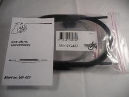 Slurf -gaskabel universeel throttle cables 1.25 mm 2.0 mtr.