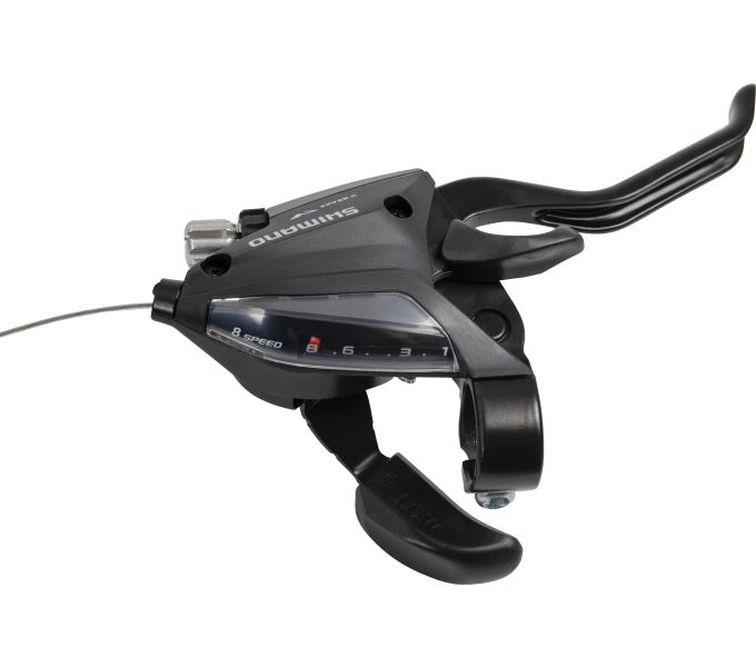 Shimano Shifter (right) with brake lever 7 speed ST-EF500 2 fingers black (workshop packaging)