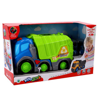 Kiddy Go Müllwagen mit Licht und Schall 31 cm