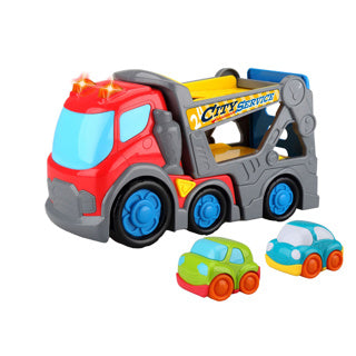 Kiddygo Auto Transporter 31 cm con luz y sonido