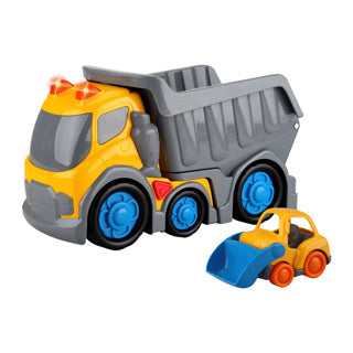 Camión volquete Kiddygo con luz y sonido 31 cm