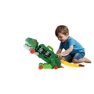 No brand transporter carrycase dino with 2 diecast cars