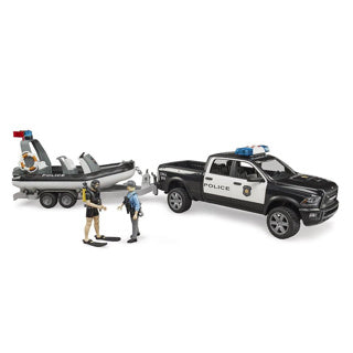 Bruder car dodge ram police light and sound