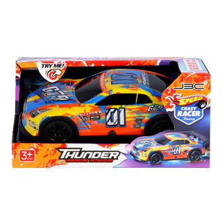 Aucun tonnerre de voiture de marque avec coureur fou de lumière et de son | 4 pièces