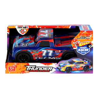 Aucun tonnerre de voiture de marque avec coureur fou de lumière et de son | 4 pièces