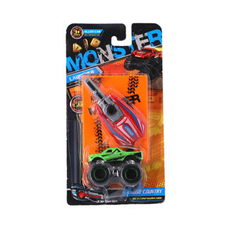Car die cast with launcher assorted | 6 pieces