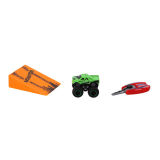 Car die cast with launcher assorted | 6 pieces