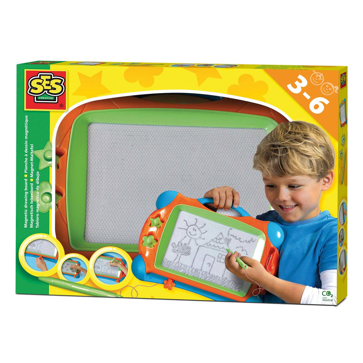 SES Creative Magnetic Trawing Board