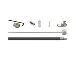 Ritininio stabdžio troso komplektas Elvedes BR-IM41 50 53 1700mm 2250mm nerūdijantis plienas - juodas (kortelėje)