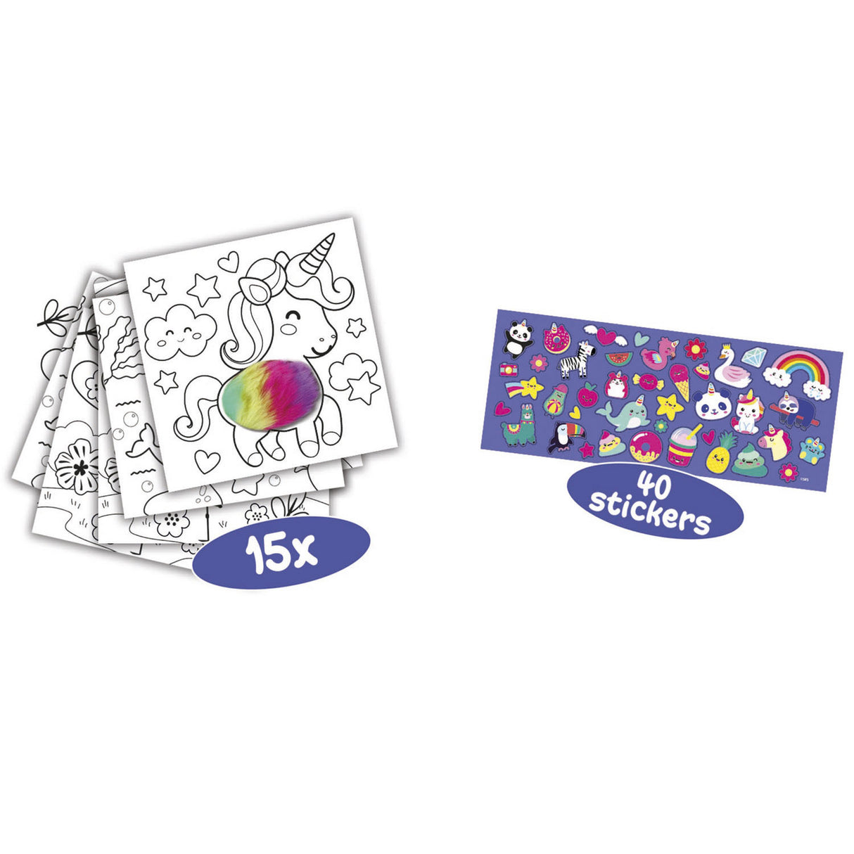 Livre de coloriage en peluche