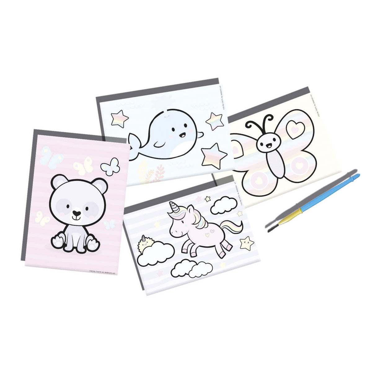 Ses mes premières couleurs avec l'eau - animaux fantastiques