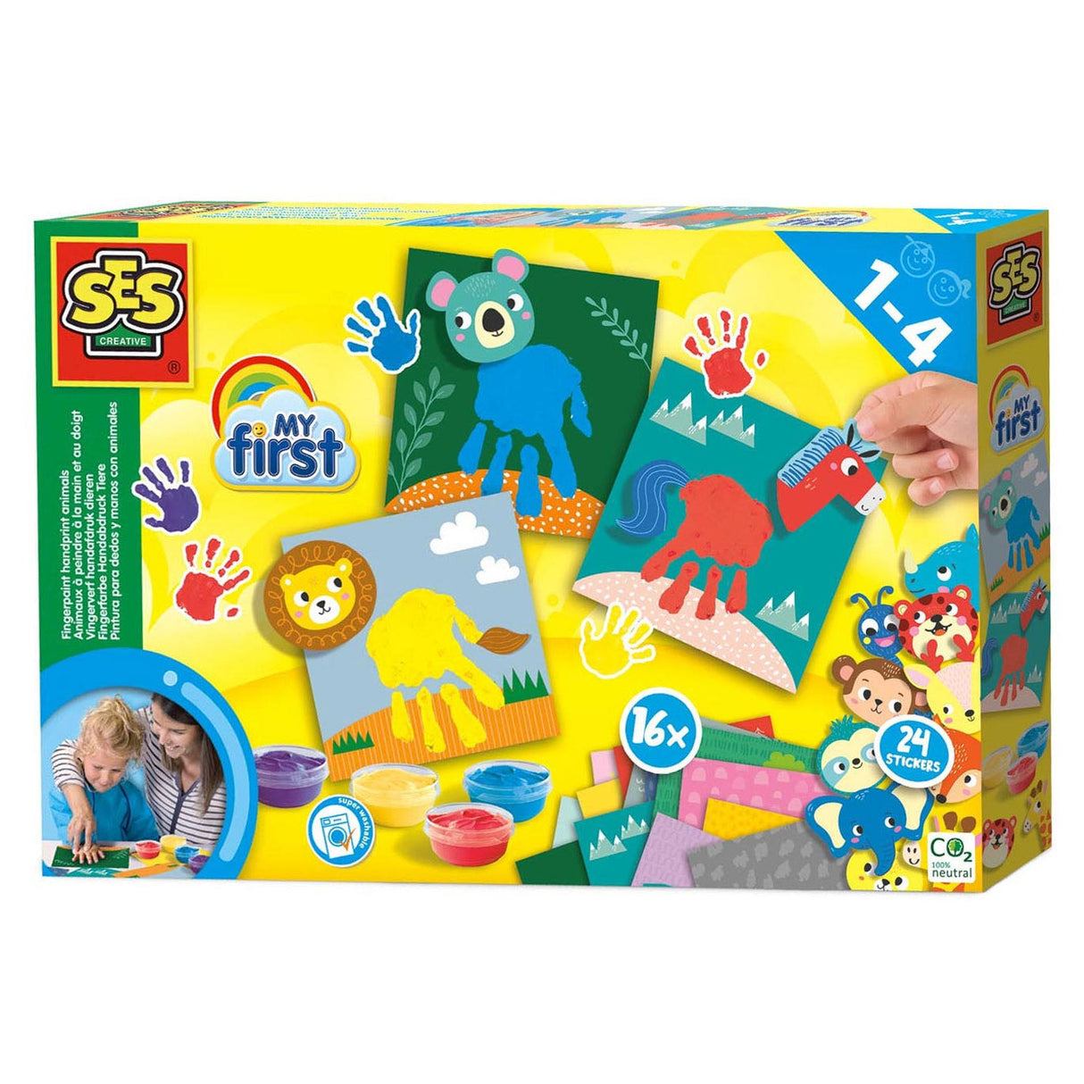 Ses mon premier - Finger Paint Handprint Animaux