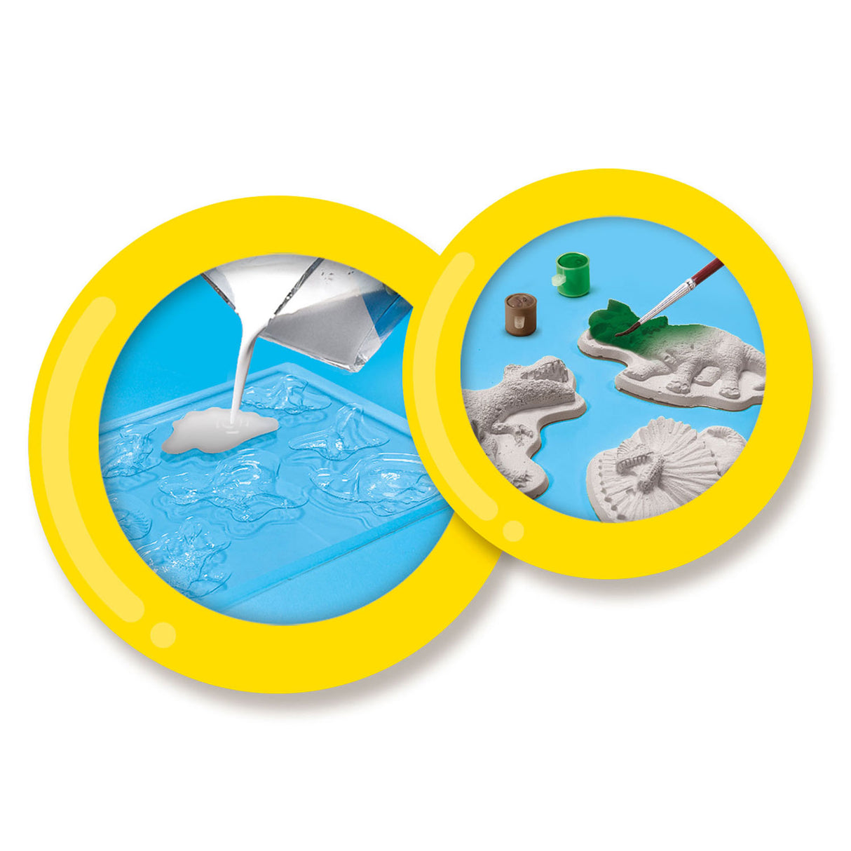 Cast and Paint Plaster Set - Dino World