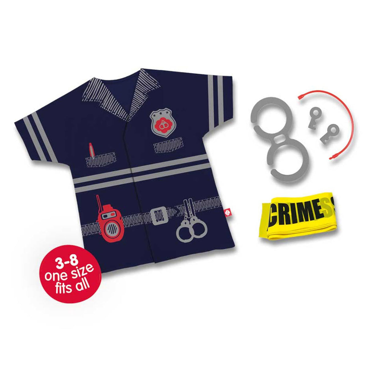 Ses Petit Pretenders Kleed ënner der Police