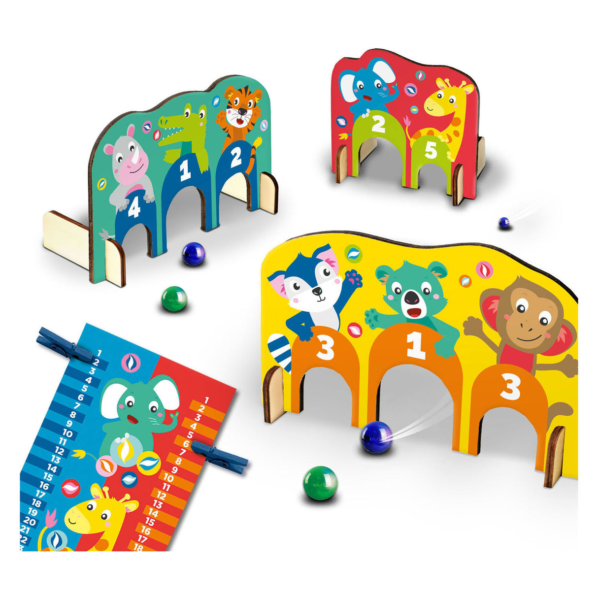 SES Knikker Hra Dřevěné brány