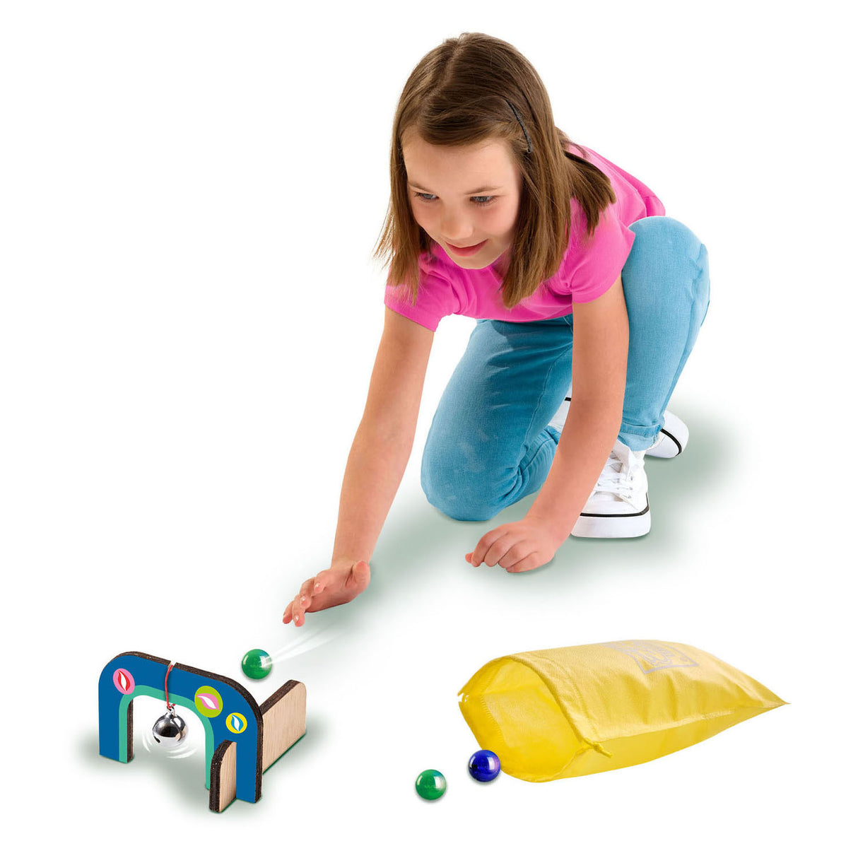 Six marble golf courses - wooden mini golf course