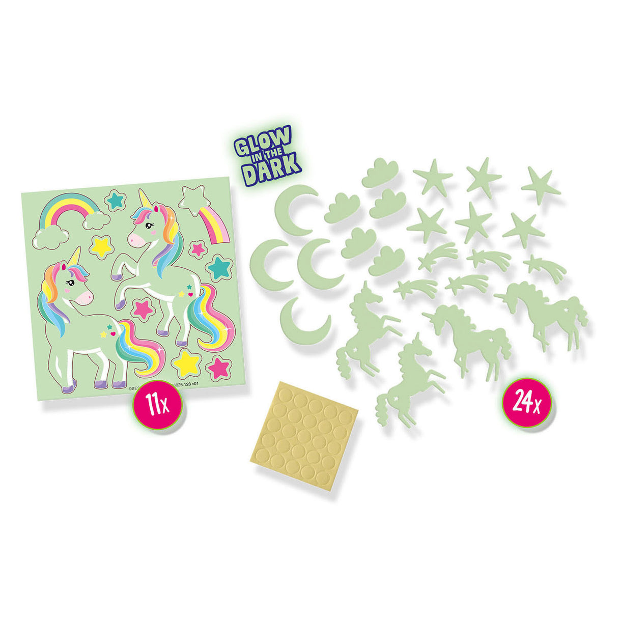 SES Glowing Unicorns, 25 pcs.