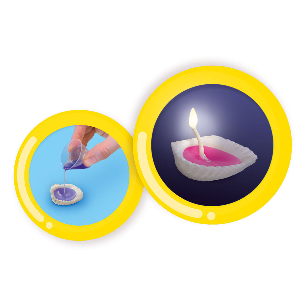 Candele Ses Schelp ispirate alla natura