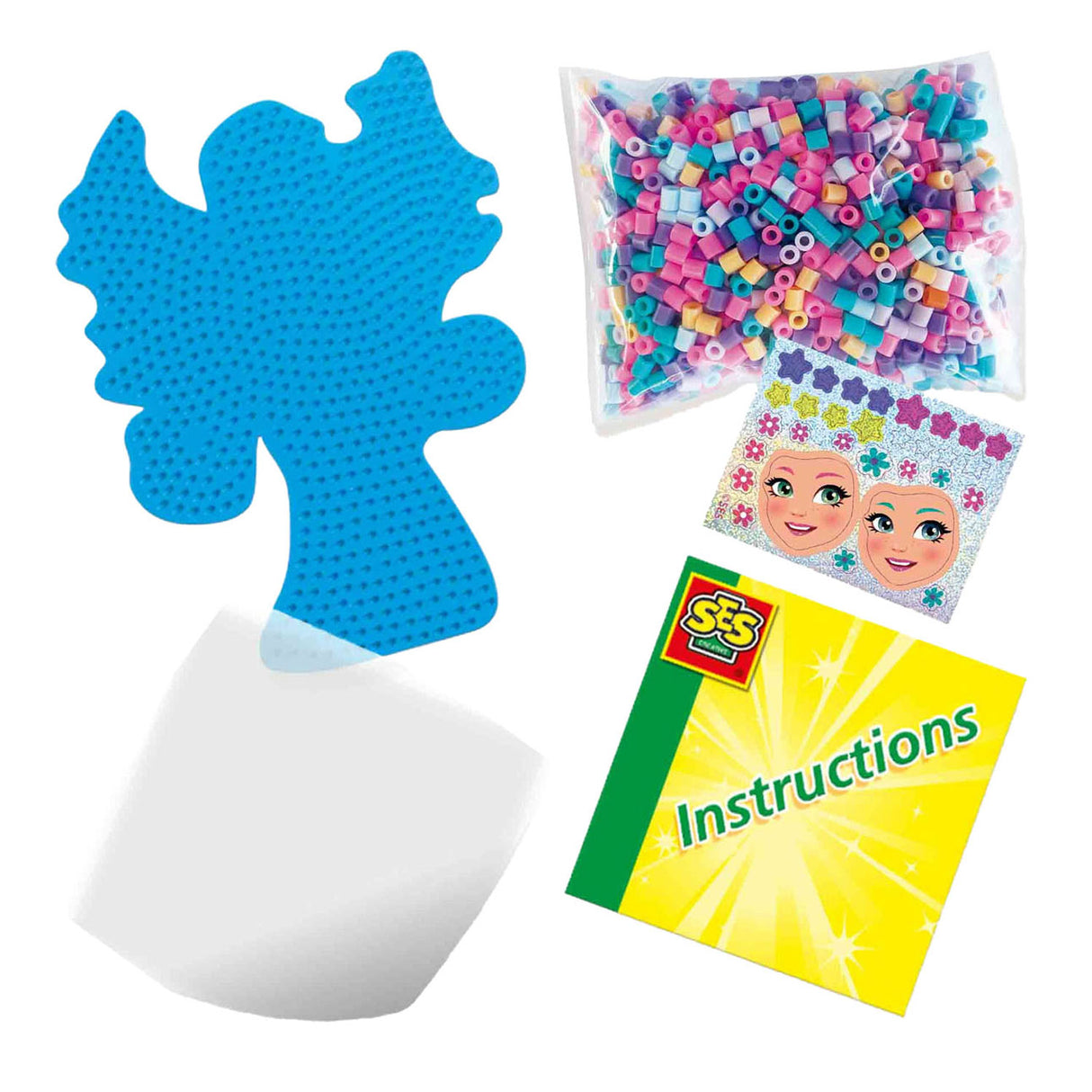 Six ironing beads - elves