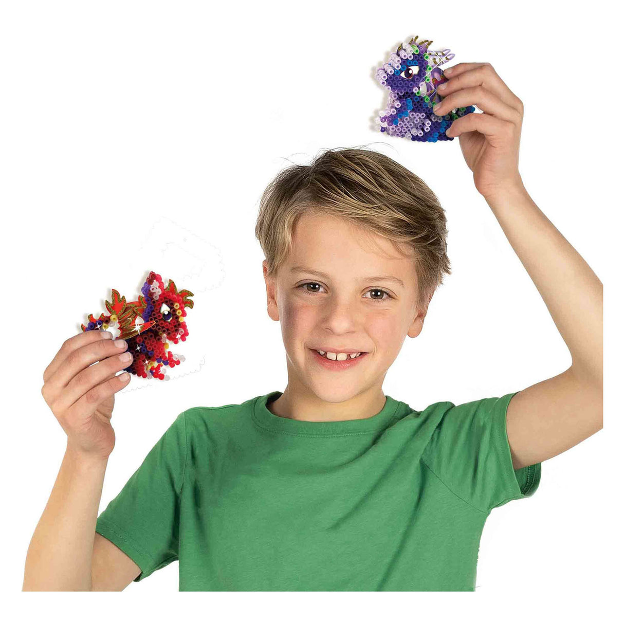 Six ironing beads - dragons